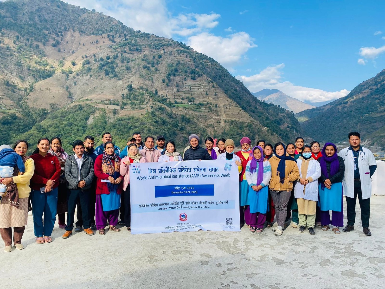 आठविसकोट नगरपालिका नगर अस्पतालमा स्वास्थ्यकर्मी अभिमुखिकरणसहित विश्व प्रतिजैविक प्रतिरोध सचेतना सप्ताह २०२५ मनाइयो