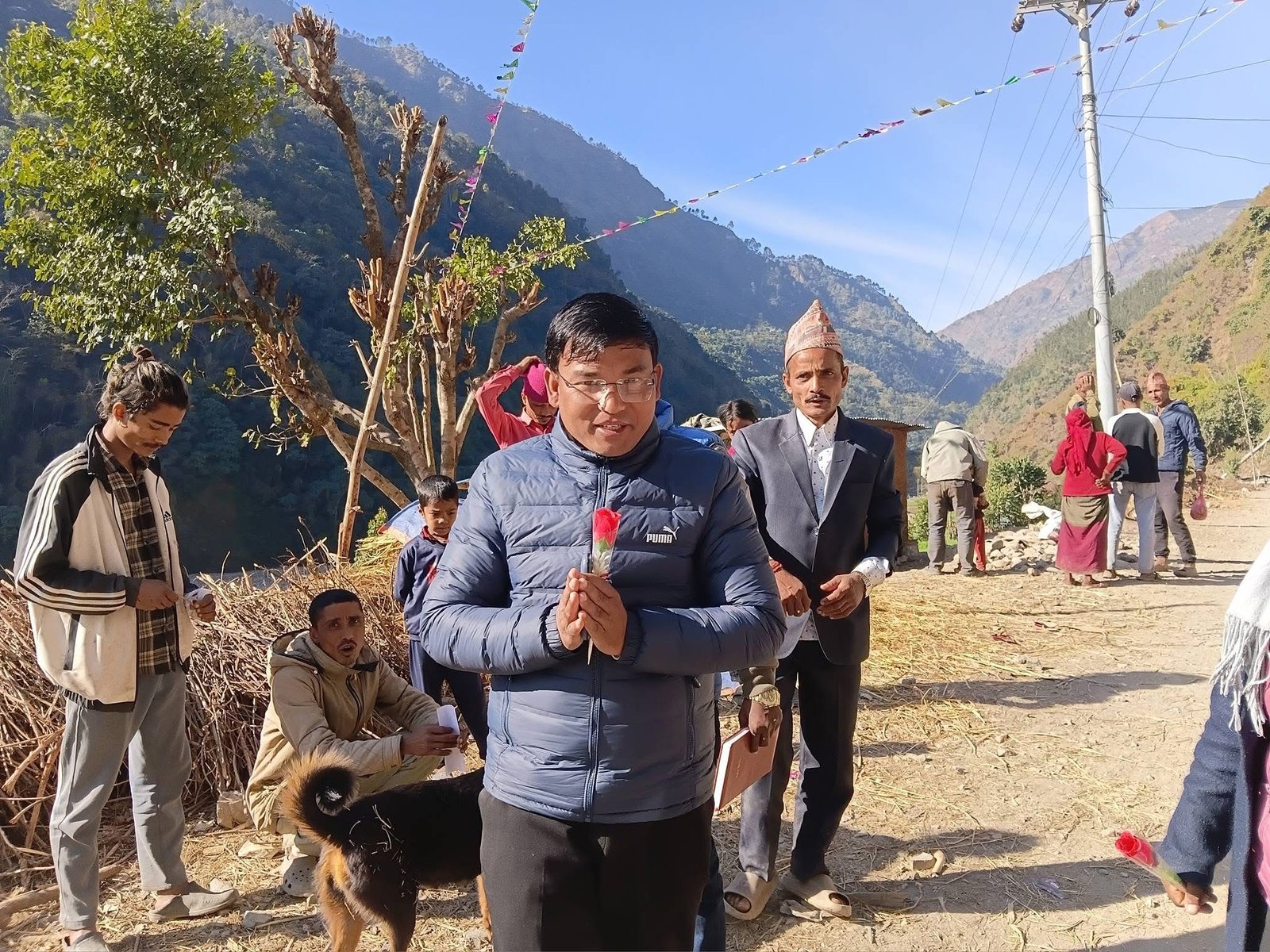 उत्पादन र रोजगारीको एजेन्डासहित चन्द्र सि बाँफिकोटमा, चुनावी प्रचारमा भीड